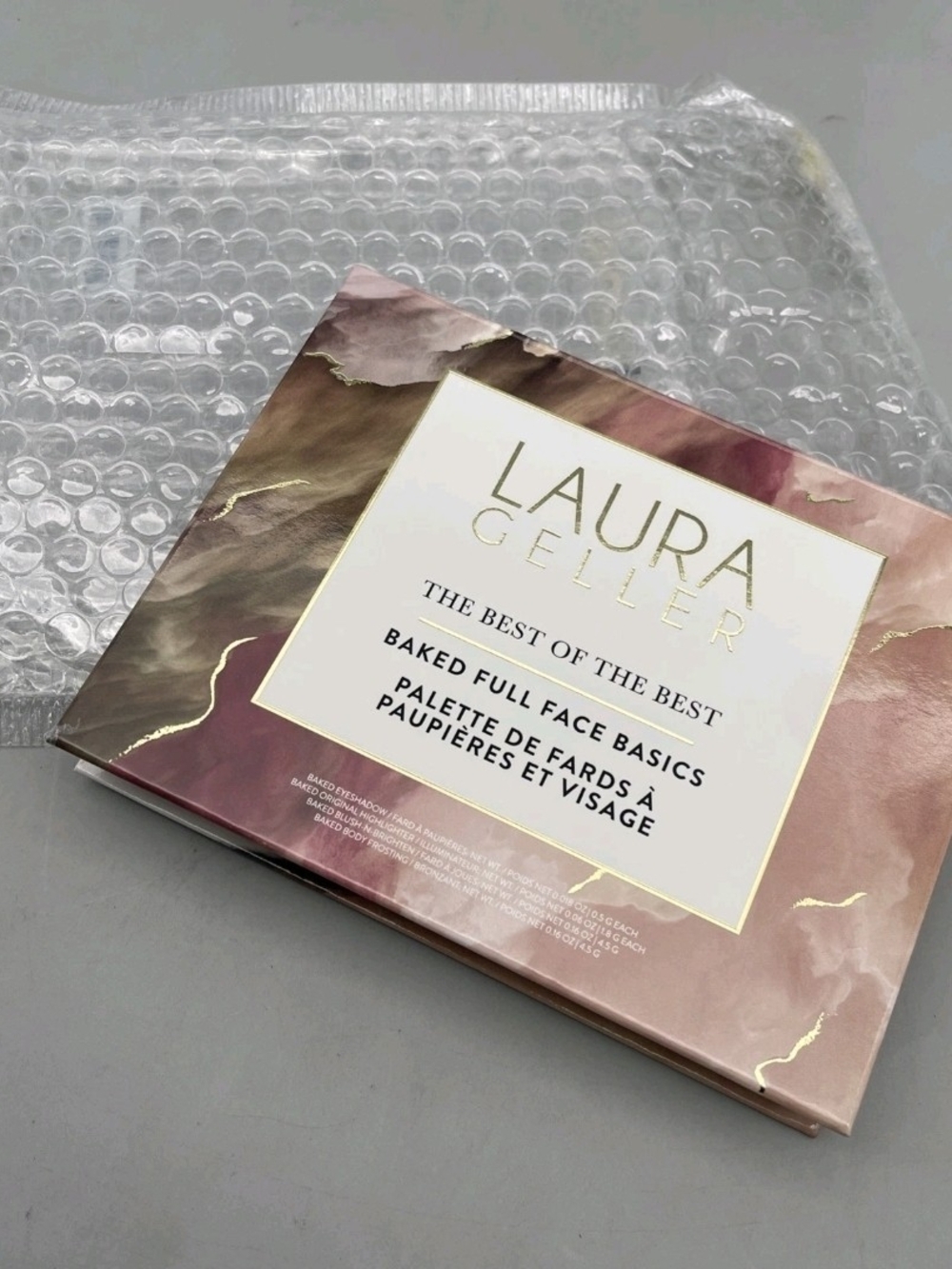 Laura Geller Baked Full Face Basics Palette - Pink Marble Design